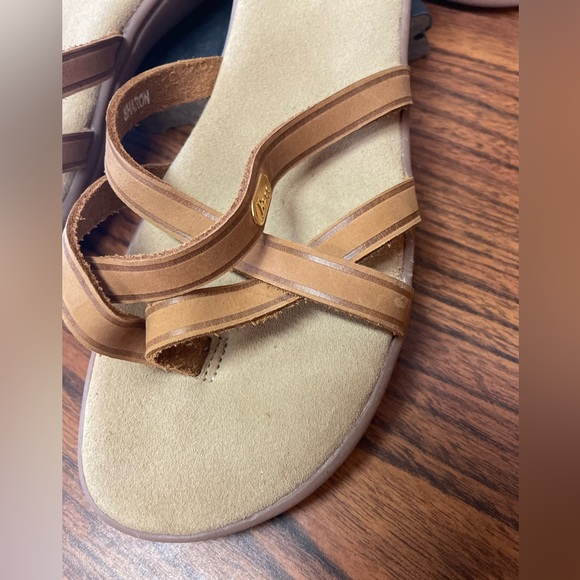 Vintage G.H. Bass & Co. Sunjun Sharon tan 10m leather sandals - Picture 4 of 10